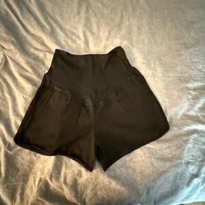 Amazon Black High Waist Athletic Shorts